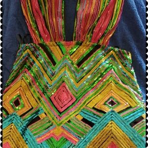 XL Sequined Party Dress